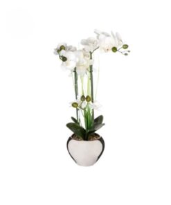 Keinotekoinen orkidea ruukussa 53cm